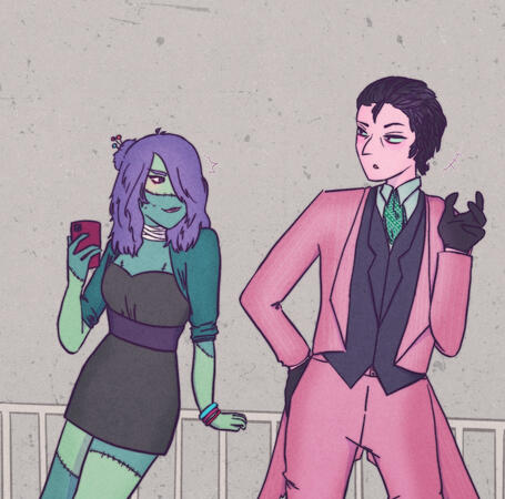 Patch with my friend&#39;s OC Rory