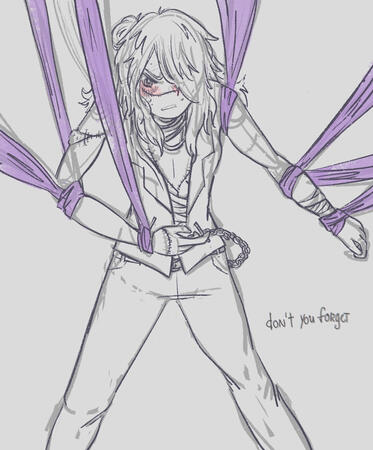 On her string On her string